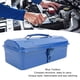 thumbnail image 3 of Caja De Herramientas Azul Con Estructura Metálica, Organizador Portátil De Almacenamiento De Herramientas Para Taller, Garaje, Automóvil O Lugar De Trabajo, Con, 3 of 7