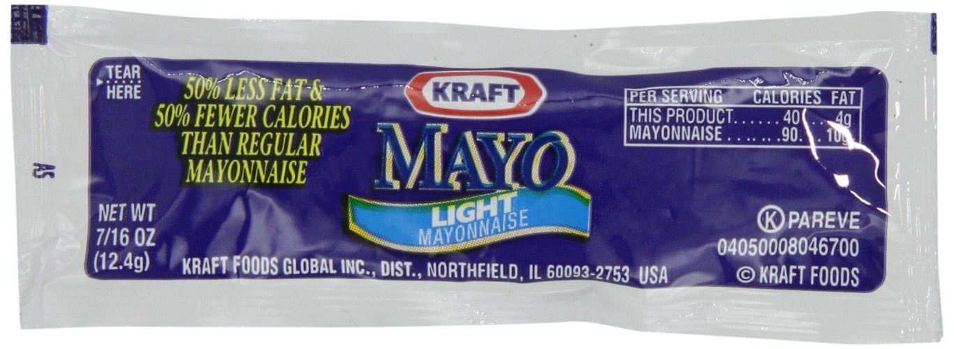 Spoonables Mayonnaise, 0.4375 Ounce Pouches (Pack of 200)