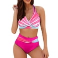thumbnail image 2 of High Waisted Bikini Sets for Women Fashionable Two Color Womens Two Piece Swimsuits Swimsuit, 2 of 5
