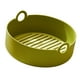 thumbnail image 5 of Air Fryer Silicone Liners Pot Thickened Heat Resistant Baking Basket Bowl for Oven Barbecue Tool Green Round, 5 of 5