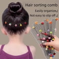 thumbnail image 2 of Stretchable Invisible Wire Hair Comb Clips- U Shape Hair Finishing Fixer Comb Hair Pin, Universal Hair Comb Easy Bangs & Updos, And Conquer Messy 𝐇𝐚𝐢𝐫 With Ease(6PCS Style A), 2 of 7