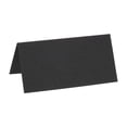 thumbnail image 1 of Unique Bargains Table Name Place Cards,50pack Favor Decor Foldable Blank Card, Black, 1 of 5