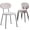 Beige, variant on Stackable Dining Chairs Set of 4, Small Modern Kitchen Chair With Solid Wood Back, Space Saving Fabric Chairs For Apartment, Living Room, Bedroom, Green