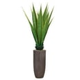 thumbnail image 1 of Vintage Home Artificial Faux Real Touch 5.67 Feet Tall Agava With Fiberstone Planter, 1 of 1