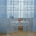 thumbnail image 4 of Altsales 1PC Floral Sheer Curtains for Grils Bedroom,Flower Print Voile Tulle Curtain Drapes for Living Room Kitchen Sliding Door Light Filtering Window Treatment, 4 of 9