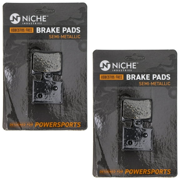 Niche Rear Brake Pad Set for KTM 85 200 Semi-Metallic Motorcycle 2 Pack 519-KPA2465D