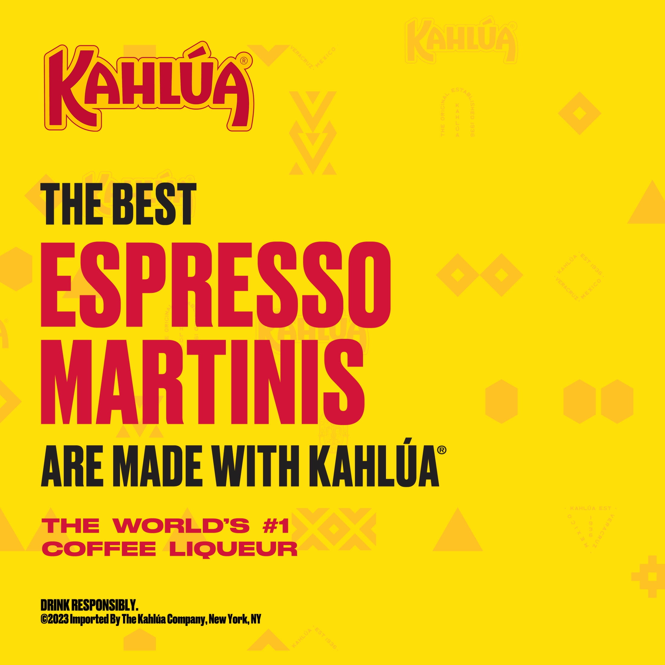 20% Kahlua mL Original and Rum ABV Bottle, 750 Coffee Liqueur,
