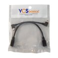 thumbnail image 4 of Ycs Basics Cables De Extensión Usb 2.0 Mini B Hembra A Ángulo Izquierdo Y Derecho Mini B Macho De 6 Pulgadas, 4 of 4