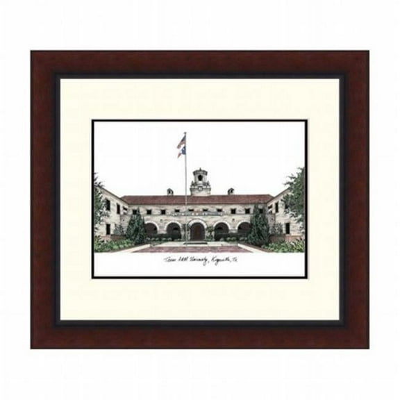 Campusimages TX982LR Texas A&M Kingsville University Legacy Alumnus Framed Lithograph