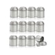 thumbnail image 1 of 12 Pcs Tea Tin Canister with Airtight Double Lid 8Oz Round Tin Can Box Small Kitchen Tea Canister Loose Leaf, 1 of 5
