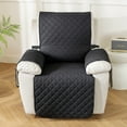 thumbnail image 3 of UPONRAY Waterproof Recliner Chair Cover, Non-Slip & Washable Furniture Protectors Recliner Cover for Kids Pet Dog(23 Inch,Black), 3 of 7
