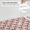thumbnail image 5 of Sikiie Panda Avocado Dish Drying Mat, Kitchen Counter Mat, Self Drying Mat for Kitchen Counter Dish Drying Pad ,for Dishes, Utensils, Pots and Pans（24" x 18"）, 5 of 7