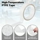 thumbnail image 4 of Cinta PTFE de alta temperatura Uxcell, 1 pulgada x 33 pies, cinta de tela recubierta de PTFE adhesiva, cinta adhesiva de PTFE, blanca, 0.13mm de grosor, 4 of 6