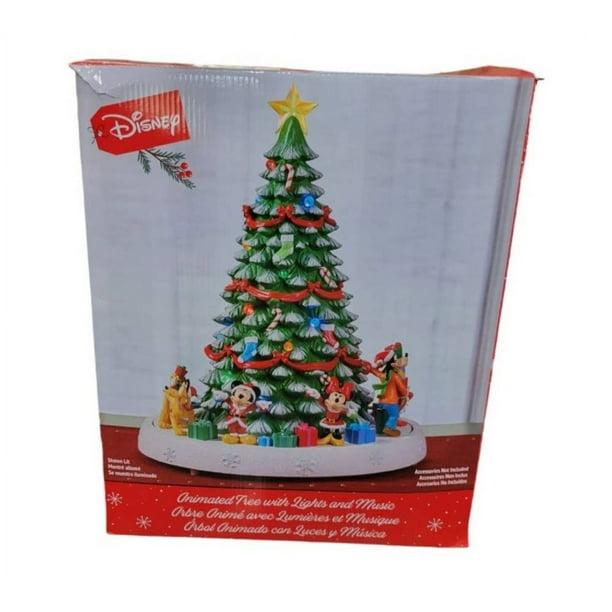 ttpmttr Disney アニメーションツリー 音楽付き Amazon.com: Disney Animated Christmas Tree 17