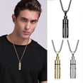 thumbnail image 2 of Personalize Cylinder Urn Necklace for Ashes Clear Tube Vial Pendant Perfume Bottle Necklace Keepsake Memorial Jewelry, 2 of 5