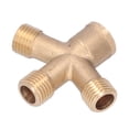 thumbnail image 3 of Ccdes 4‑Way Connector Hose Splitter Durable For Sprinkling For Garden Irrigation, 3 of 8