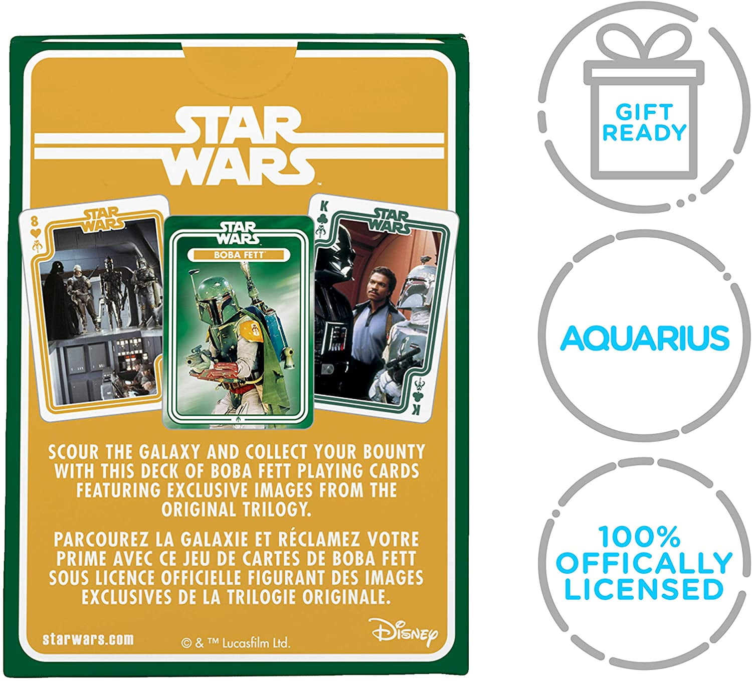 NEW 2 STAR WARS Rogue One & Boba Fett Playing Cards in Collector's Storage Tin 