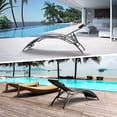 thumbnail image 2 of Patio Furniture Set of 2 Outdoor Chaise Lounge Chairs, Adjustable Aluminum Patio Loungers for Beach, Pool, and Patio – Lightweight, Sturdy, All Weather Design., 2 of 7