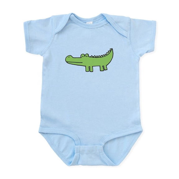 CafePress - Allie Gator Infant Bodysuit - Baby Light Bodysuit, Size Newborn - 24 Months