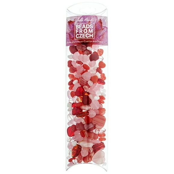John Bead Beads From Czech Berry Smoothie Corp Glass Beads, 100 grams