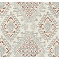 thumbnail image 6 of SAFAVIEH Micro-Loop Jolene Geometric Wool Area Rug, Ivory/Red, 5' x 8', 6 of 7