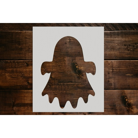 Ghost Stencil - Art and Wall Stencil (6"x5")