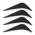 thumbnail image 3 of Car Diffuser, Rear Spoiler, Spoiler Panel Diffusor Auto Air Diffuser Fin Body Car Deflector Bumper Lip Fit For  C7 14-19 Black, 3 of 8