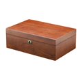 thumbnail image 2 of Caja de madera para relojes, estuche de viaje, caja de almacenamiento para colección de relojes, soporte antipolvo. 10 almohadillas, 2 of 9
