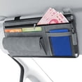 thumbnail image 5 of Organizador de visera para coche, estuche para gafas, bolsa de almacenamiento, soporte para notas, 5 of 5
