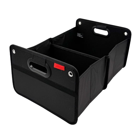 Car Trunk Organizer, Collapsible Portable Multipurpose Storage Box, Tool Grocery Bag Organizer, 18.3 x 12.8 x 8.9 in Black Oxford Cloth Auto Cargo Container