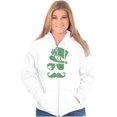 thumbnail image 4 of St Patricks Day Irish Leprechaun Zip Up Hoodie Men's Women's Brisco Brands M, 4 of 6