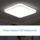 thumbnail image 5 of Luz de techo LED cuadrada AC220-V color blanco cocina balcón veranda Luz de área moderna, línea dorada, 220 * 220 * 50 mm Adepaton LL-0567, 5 of 7