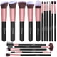 thumbnail image 1 of Juego de brochas de maquillaje sintéticas premium de 16 piezas, oro rosa, incluye brocha para base, brocha para difuminar, brocha para polvos, brocha para colorete, brocha para corrector, brocha, 1 of 5