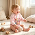 thumbnail image 2 of Mnyotv Baby Girl Clothes Newborn Infant Fall Outfit Romper Long Sleeve Printed Jumpsuits Size 3-6 Months, 2 of 6