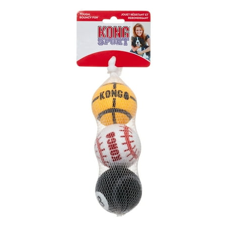 UPC: 0035585775630 | KONG Sports Balls Medium 3Pack (Assorted)