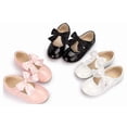 thumbnail image 6 of Bonario Toddler Dress Girls Shoes Mary Jane Bowknot Soft Sole Princess Shoes for Little Kids, 6 of 8
