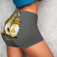 thumbnail image 5 of Workout Shorts Women, Bee Kind Biker Shorts for Women Running Gym Spandex Shorts Tummy Control, 5 of 8