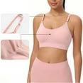 thumbnail image 7 of Wirefree Sports Bra for Women - Adjustable Spaghetti Strap Sports Bras for Women - Scoop Neck Wireless Padded Yoga Workout Crop Top, Size S-2XL, 7 of 7