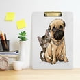 thumbnail image 6 of FMSHPON Funny Dachshund Dog Cat Kitten Clipboard Hardboard Wood Nursing Clip Board and Pull for Standard A4 Letter 13x9 inches, 6 of 8