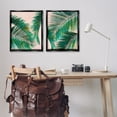 thumbnail image 3 of Stupell Industries Tropical Palm Fronds Plants & Flowers Painting Black Floater Framed Canvas Art Print Wall Art, 31 x 25, Set of 2, 3 of 10