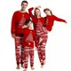 thumbnail image 3 of Pijamas estampados para el hogar, ropa navideña europea y americana, conjunto de manga larga con cuello redondo para padres e hijos, 2023, 3 of 4