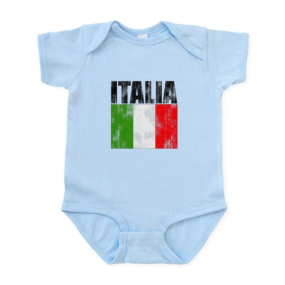 CafePress - Faded Italia Infant Bodysuit - Baby Light Bodysuit, Size Newborn - 24 Months