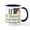 White/Navy Inside, variant on CafePress - Bunny Rights At Easter Mugs - 11 oz Ceramic Mug - Novelty Coffee Tea Cup