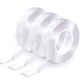 thumbnail image 1 of Cinta Nano de doble cara Cinta de montaje resistente - Paquete de 3 - Agarre fuerte, tiras de cinta de pared adhesivas fuertes reutilizables Cinta transparente para colgar en madera, hasta, 1 of 5