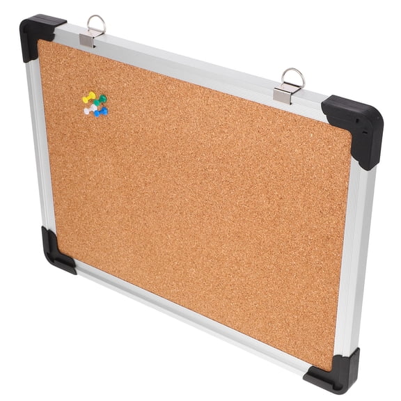 GAXIRE Cork Board for Wall Home Use Assorted Color Sturdy Aluminum Alloy Frame Large Bulletin Board with Pushpins 24.0x36.0inch