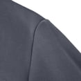 thumbnail image 6 of AnuYalue Mens Cargo Sweatshirt Athletic Long Sleeve Pullover Casual Crewneck Soild Color Tops with Zipper Pocket, 6 of 8