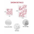 thumbnail image 7 of Spring Peach Flowers Kitchen Dish Towels for Drying Dishes Set of 4, Pink Botanical Floral Leaves Branch Waffle Weave Microfiber Hand Tea Bathroom Towels Quick Dry & Absorbent Towel 15.7x23.6, 7 of 7