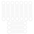thumbnail image 1 of 10 tiras de silicona antideslizantes transparentes para perchas de madera y plástico Tiras universales para sujetar ropa, 1 of 7