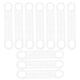 thumbnail image 1 of 10 tiras de silicona antideslizantes transparentes para perchas de madera y plástico Tiras universales para sujetar ropa, 1 of 7