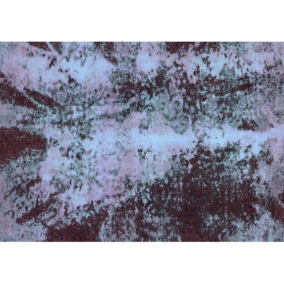 Ahgly Company Indoor Rectangle Oriental Light Blue Traditional Area Rugs, 2' x 4'